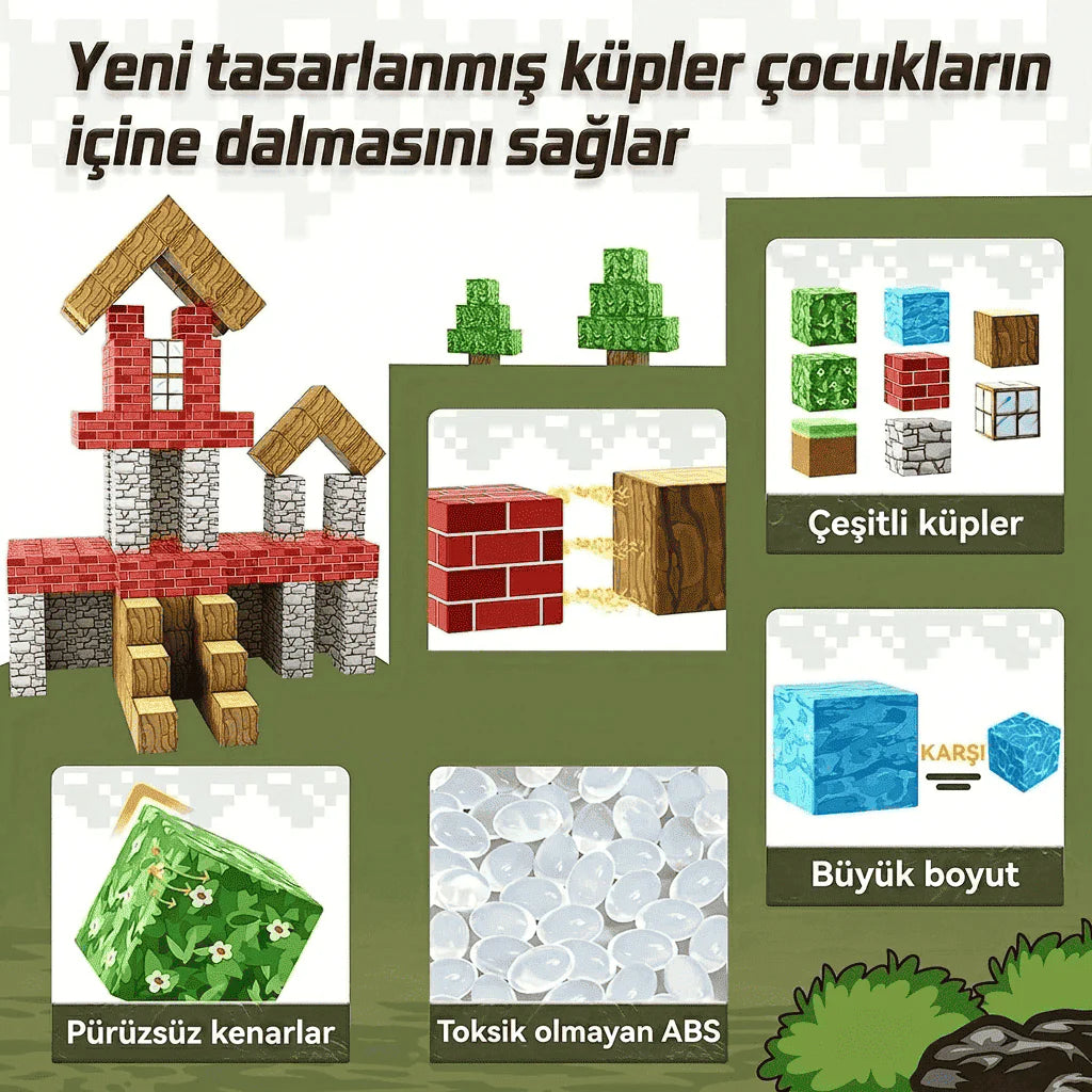 Minecraft Manyetik Bloklar